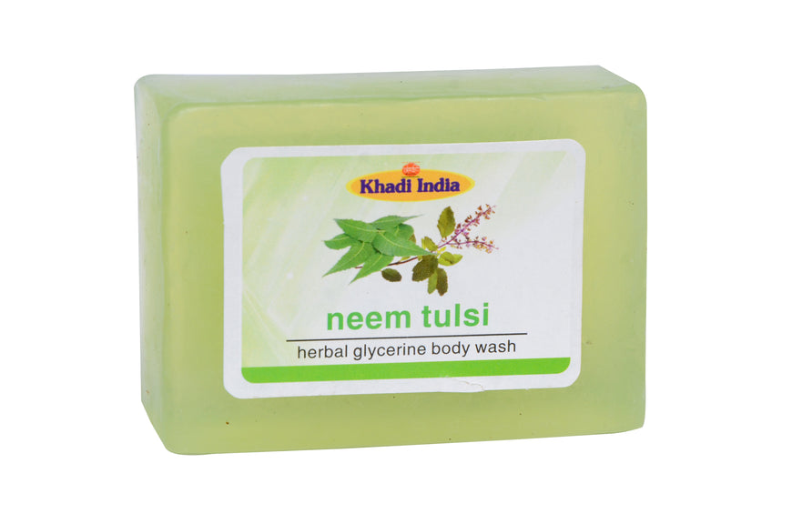 Neem Tulsi Glycerin Body Wash (125g) | Ayurvedic Herbal Soap