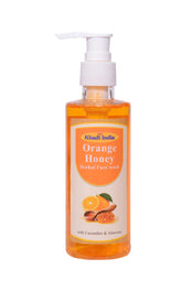 Orange Honey Herbal Face Wash 200ml – Brightening & Deep Cleansing for Glowing Skin