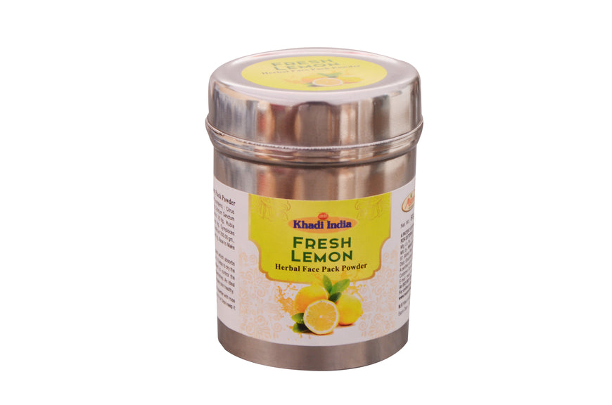 Fresh Lemon Face Pack Powder - 50g | Brightening & Refreshing Ayurvedic Face Pack