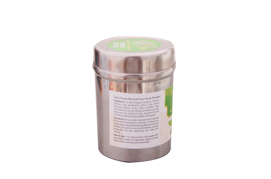 Tulsi Neem Face Pack Powder - 50g | Acne Control & Skin Purification Ayurvedic Face Pack