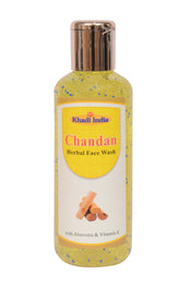 Chandan Herbal Face Wash with Vitamin E (200ml)  – Deep Cleansing & Pimple Control Face Wash