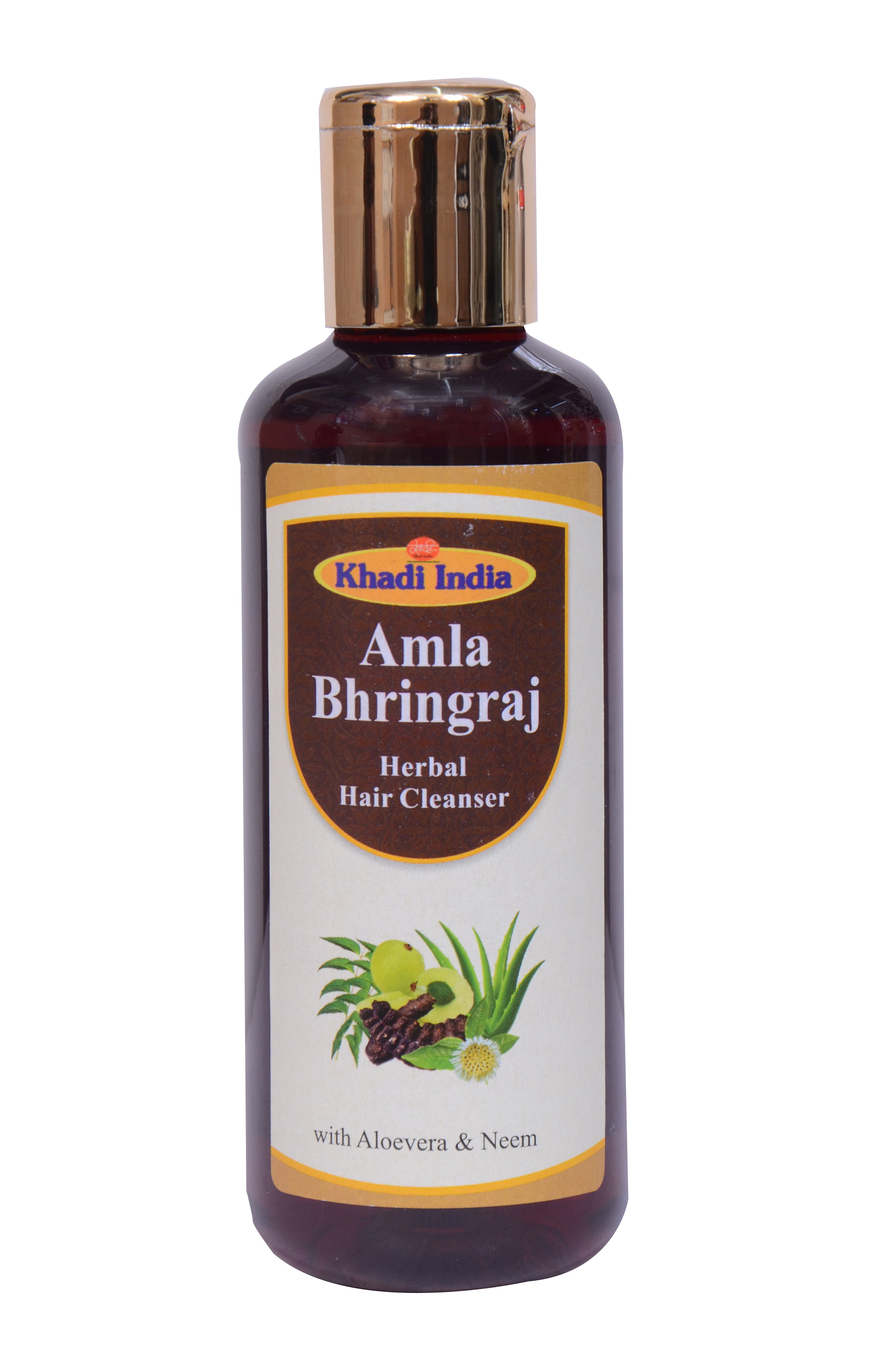 Khadi Herbal Amla Bhringraj Hair Oil For Hair Growth Control White Hairs   Dandruff  210ML