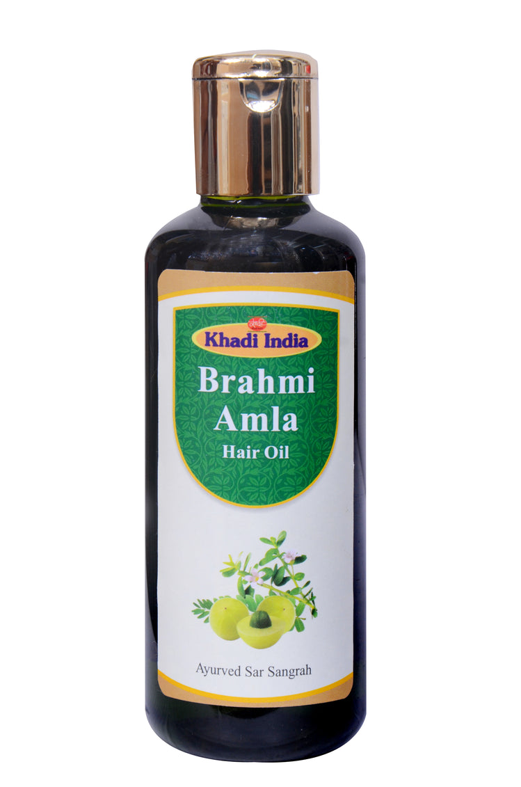 Brahmi Amla Hair Oil - 200ml | Ayurvedic Dandruff Control & Hair Nourishing Oil
