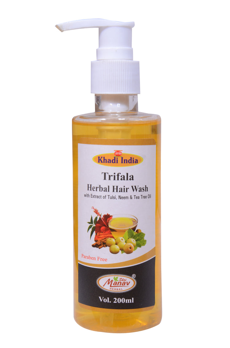 Triphala Herbal Hair Wash – 200ml | Ayurvedic Hair Strengthening Shampoo | Trifala Herbal Hairwash