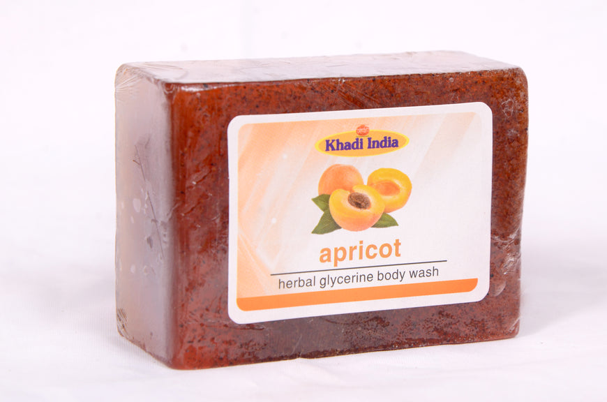 Apricot Glycerin Body Wash (125g) | Ayurvedic Herbal Soap