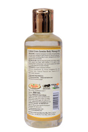 LEMONGRASS - JAISMIN BODY MASSAGE OIL 200mlLemongrass-Jasmine Body Massage Oil - 200ml | Ayurvedic Nourishing Oil