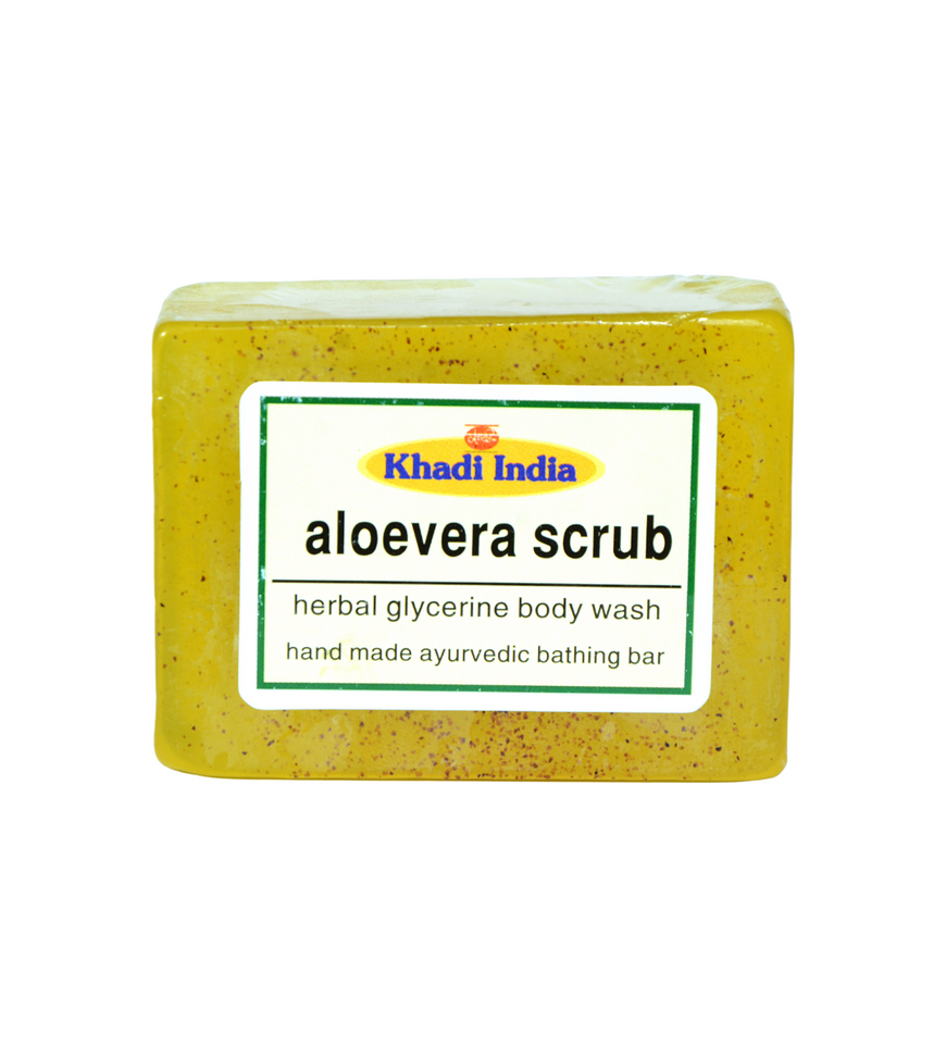 Aloe Vera Scrub Glycerin Body Wash (125g) | Herbal Soap