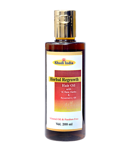 Herbal Regrowth Hair Oil – 200ml | Ayurvedic Hair Growth & Anti-Hair Fall Solution