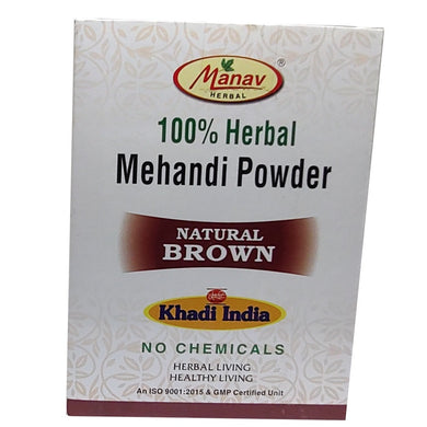 Mehandi Powder Natural Brown (60g) | 100% Pure & Herbal Hair Dye